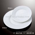 healthy special durable white porcelain flat plate